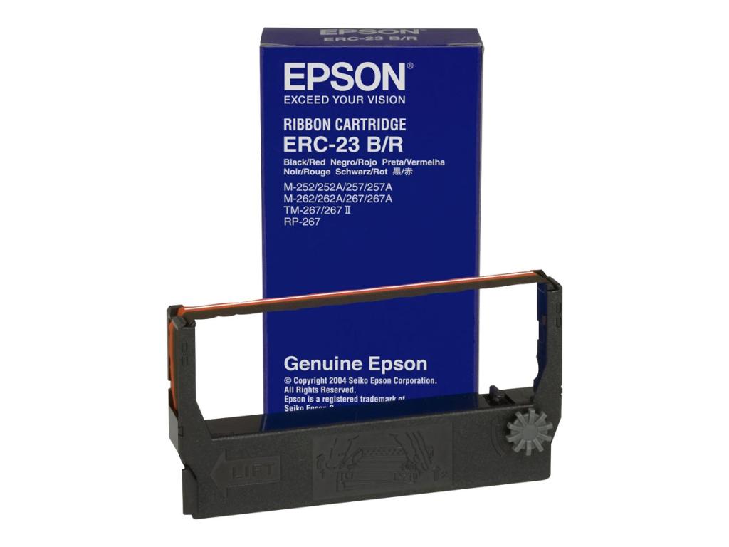 Image EPSON ERC23 Kassenfarbband rot/schwarz
