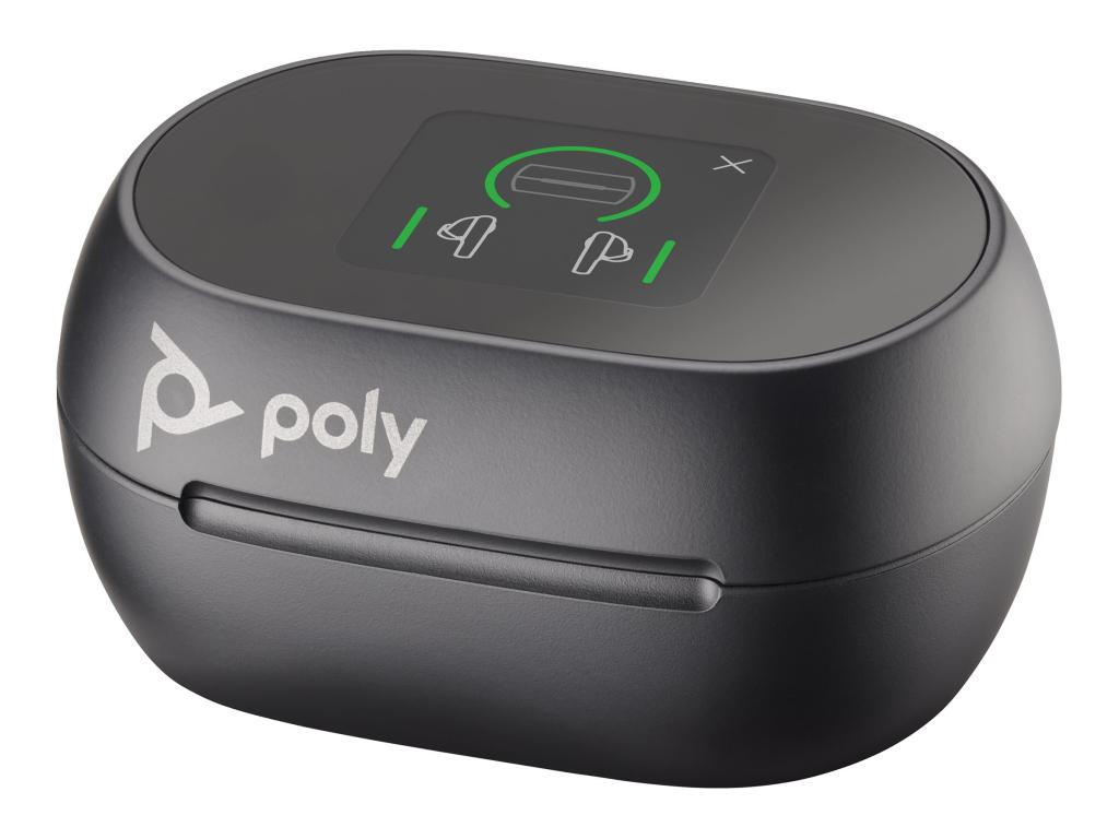Image HP Poly Voyager Free 60+ UC M Carbon Black Earbuds +BT700 USB-C Adapter +Touchs