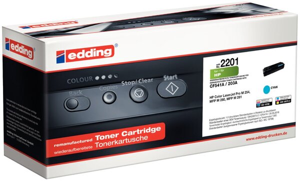 Image edding Toner edd-2201, cyan ersetzt HP 203A (CF541A)