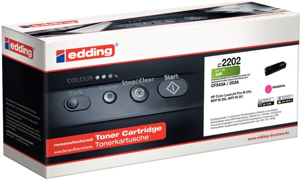 Image edding Toner edd-2202, magenta ersetzt HP 203A (CF543A)