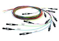 Image TELEGÄRTNER TG Faserpigtail-Set L00879A0009 E9/125 12 farben Steckverbinder LC 