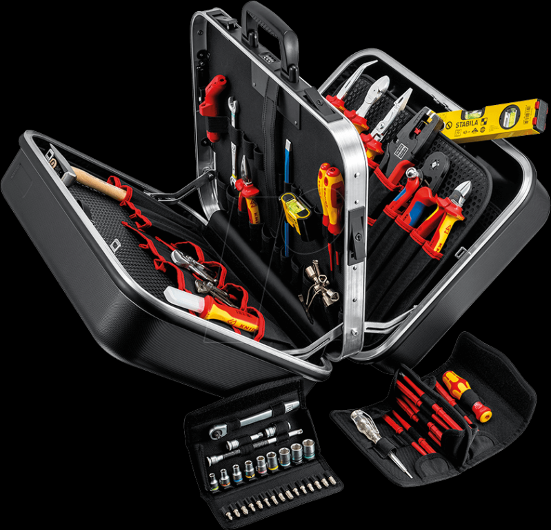 Image KNIPEX 00 21 42 Werkzeugkoffer bestückt (00 21 42)