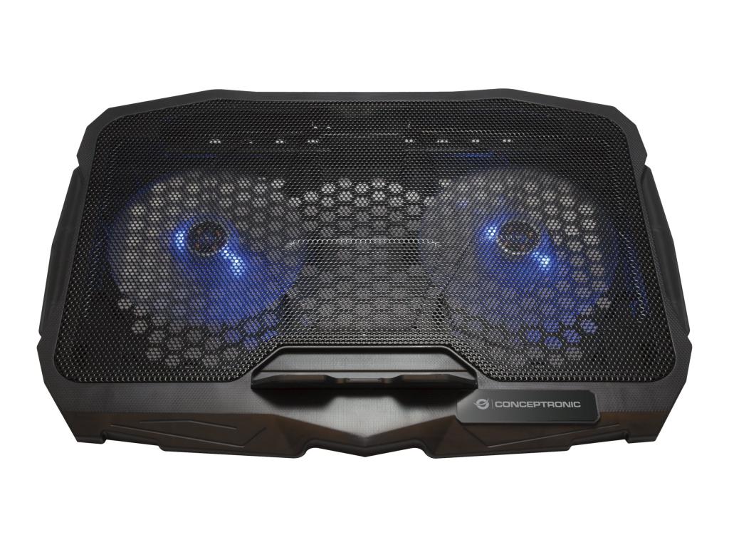 Image CONCEPTRONIC 2-Fan Cooling Pad (17.0")/ Ergonomisch
