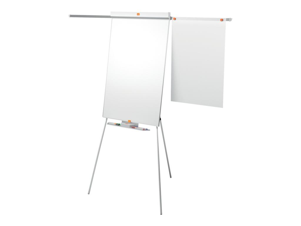 Image nobo Flipchart Mobil Stahl Nano Clean, magnethaftend, weiß