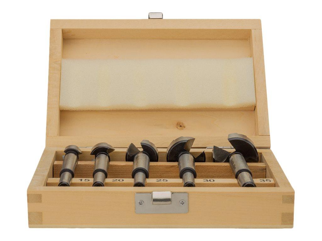 Image Makita - Bohrersatz - Forstner Bit - 5 Stücke - 25 mm, 15 mm, 20 mm, 35 mm, 30 