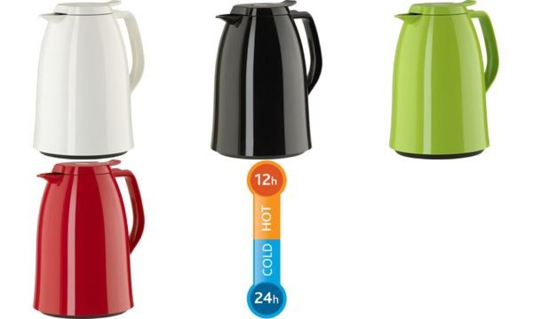Image emsa Isolierkanne MAMBO, 1,0 Liter, hochglanz-weiß (6460444)