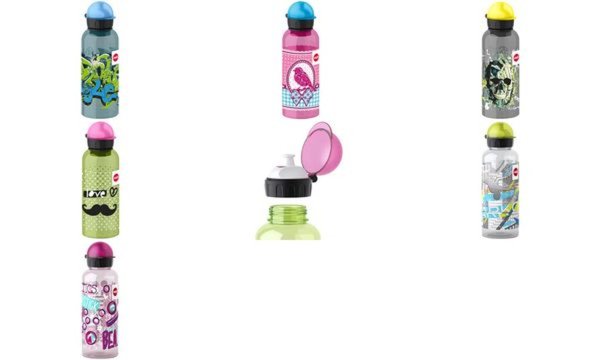 Image emsa TEENS Trinkflasche, 0,6 Liter, Motiv: Graffiti (6460516)