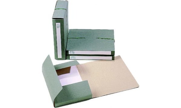 Image extendos Sammelbox 1240, für DIN A4 , aus Karton, grün (335265100)
