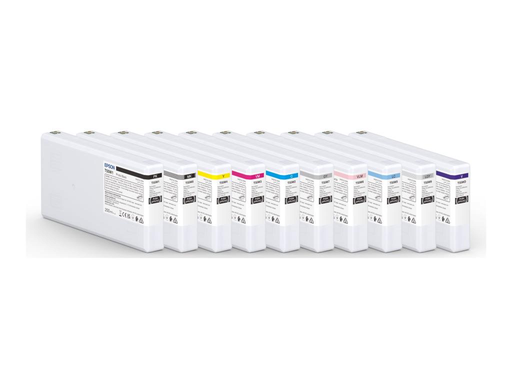 Image EPSON T55W8 Matte Black Ink Cartridge 200ml