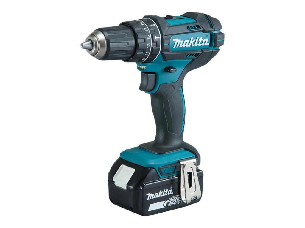 Image Makita DHP482RFX9 - Schlagbohrmaschine/Schraubendrehereinsatz - schnurlos - Boh