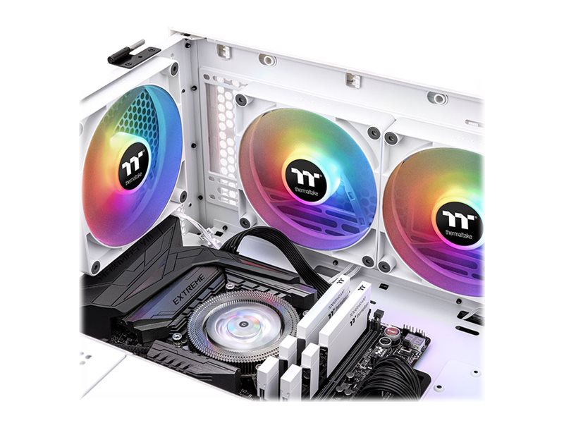 Image THERMALTAKE Lüfter CT 140 (2-Fan-Pack)  "ARGB Sync" White retail