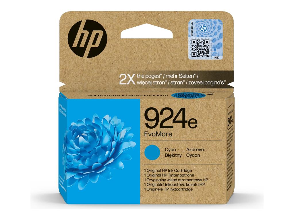 Image HP 924e EvoMore Cyan Original Ink Cartridge