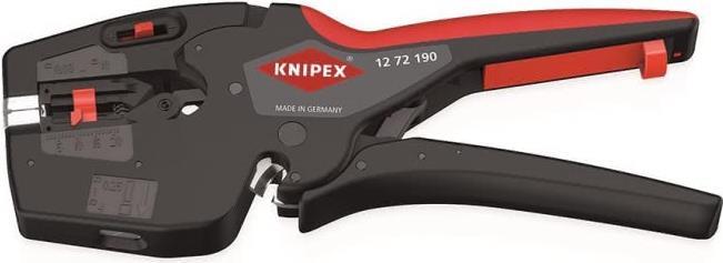 Image KNIPEX NexStrip Elektriker-Multiwerkzeug (schwarz/rot)