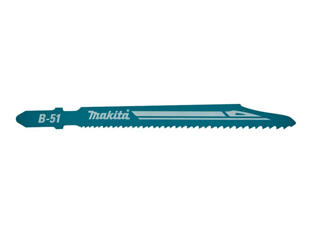 Image MAKITA B-51 - Stichsägenblatt - 5 Stücke - T-Schaft - Länge: 100 mm - für Makit