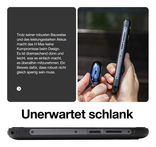 Image BEA-FON AGM MOBILE H Max LTE 4GB 128GB Outdoor schwarz