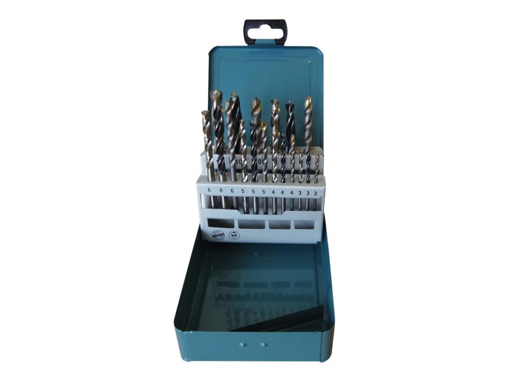 Image MAKITA D-46202 - Drill - Bohrerbit-Set - Metall - Holz - 3 - 4 - 5 - 6 - 8 - 10