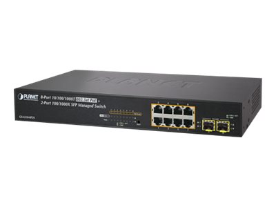 Image PLANET TECHNOLOGY 8-PORT MANAGED SWITCH