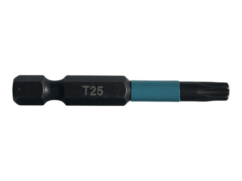 Image MAKITA Impact Black - Schraubendreher-Bit - 2 Stücke - 1/4" - torx - T25 - Inbu