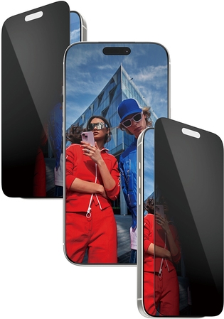 Image PANZERGLASS 2-Way Privacy Screen Protector iPhone 17 Pro Max | Ultra-Wide Fit w