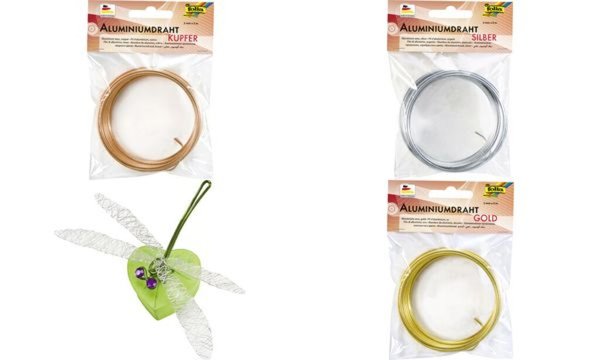 Image folia Aluminium-Basteldraht, 2 mm x 5 m, kupfer (57906205)