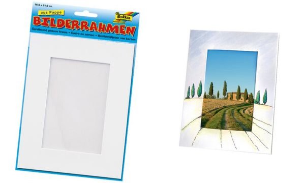 Image folia Bilderrahmen-Set, aus Pappe, 10 x 15 cm, weiß (57906073)