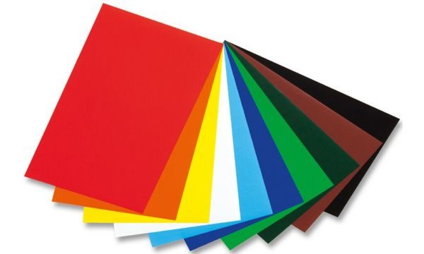 Image folia Glanzpapier, (B)350 x (L)500 mm, farbig sortiert (57905860)