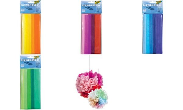 Image folia Seidenpapier, (B)500 x (H)700 mm, 20 g/qm, Mix blau (57905245)