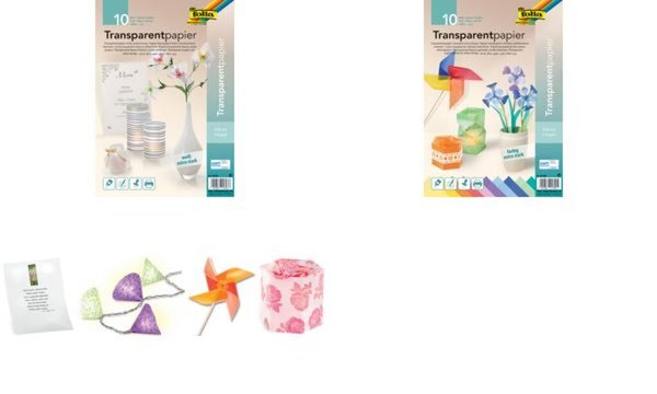 Image folia Transparentpapier, DIN A4, 11 5 g/qm, farbig sortiert (57905007)