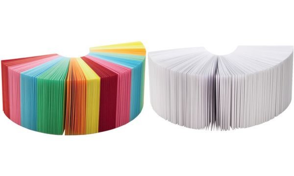 Image folia Zettelklotz / Notizklotz, 90 x 90 x 85 mm, weiß (57905807)