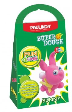 Image Super Dough Knetfigur Knete Modelliermasse Fun4One Bunny