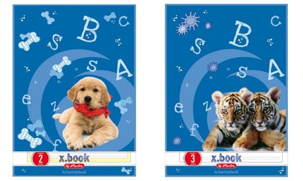 Image herlitz Arbeitsblock x.book, DIN A4 , Lineatur 3 (215038)