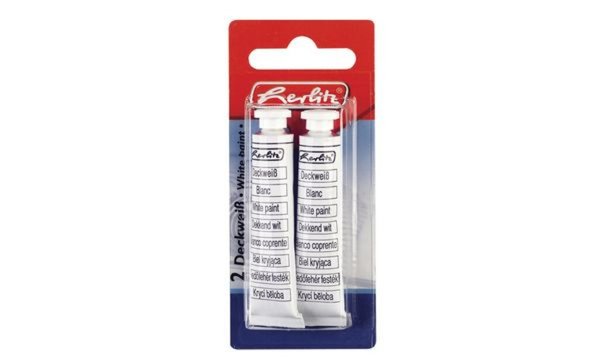 Image herlitz Deckweiß, Inhalt: 2 Tuben à 7,5 ml (8642100)