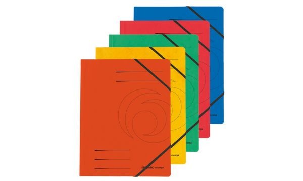 Image herlitz Eckspannermappe easyorga, A 4, Karton, braun (11159662)