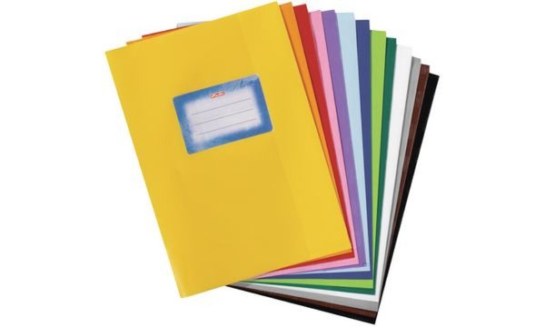 Image herlitz Heftschoner DIN A5, geprägt (Bast), PP, orange (5205067)