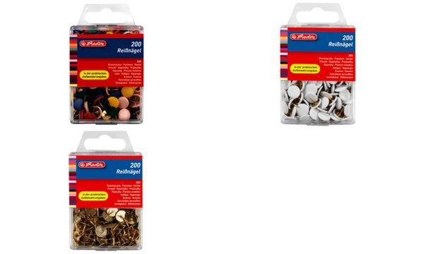 Image herlitz Reißnägel, messing, Durchme sser: 9,0 mm (8770208)