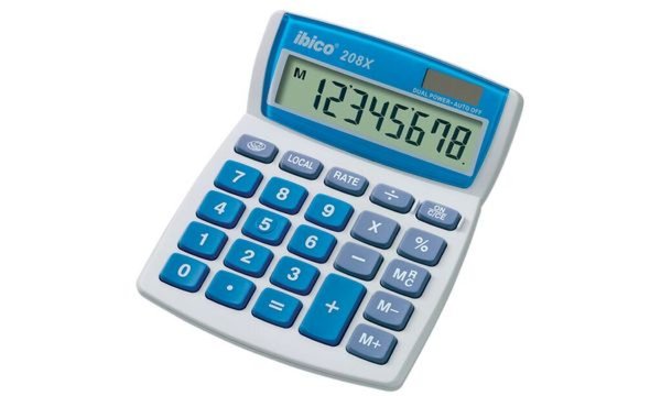 Image ibico Tischrechner 208X, 8-stellige s LCD-Display (5942303)
