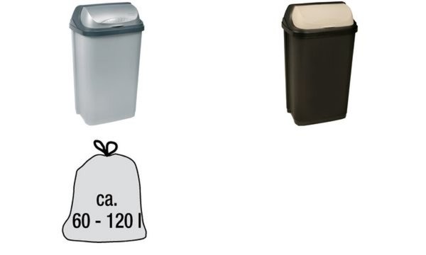 Image keeeper Abfallbehälter rasmus, 50 Liter, graphite (6440538)