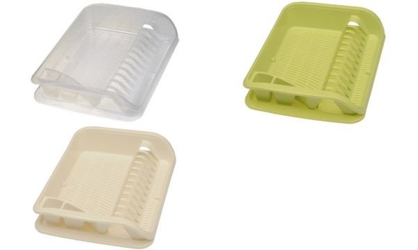 Image keeeper Geschirrablaufkorb pierre mit Tablett, transparent (6440219)