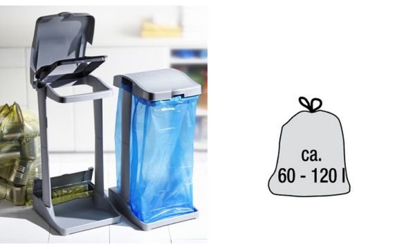 Image keeeper System-Müllsackständer ole , silber/anthrazit (6440073)