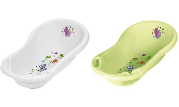Image keeeper kids Babywanne maria hippo , mit Stöpsel, weiß (6440330)