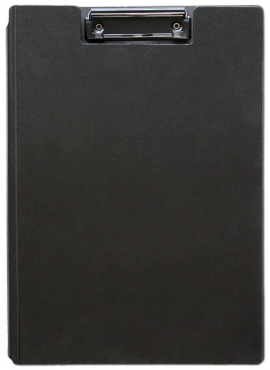 Image Klemmbrettmappe Schreibmappe A4 horizontal extra stark abwischbar unzerbrechlich Farbe: schwarz