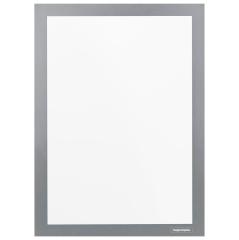 Image magnetofix Info-Rahmen selbstklebend, 2 Stück (A4, Grau)