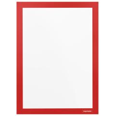 Image magnetofix Info-Rahmen selbstklebend, 2 Stück (A4, rot)