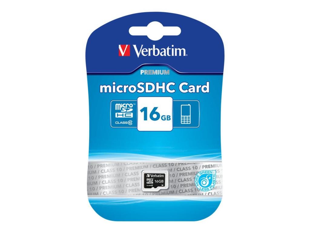 Image microSD 16GB Verbatim Class 10
