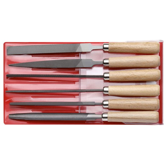 Image GEDORE GEDO R93000006 - Schlüsselfeilensatz 6-teilig