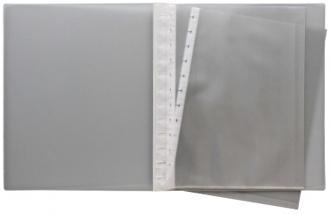 Image Sichtbuch Flexzip A4 transparent farblos mit 10 auswechselbaren Hüllen