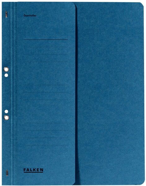 Image Ösenhefter, blau, A4, 250g Manila-RC-Karton, 1/2 Vorderdeckel,