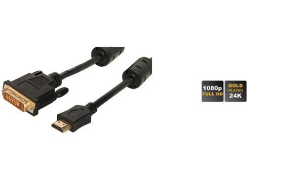 Image shiverpeaks BASIC-S HDMI - DVI-D 18 +1 Kabel, Länge: 2,0 m (22224851)