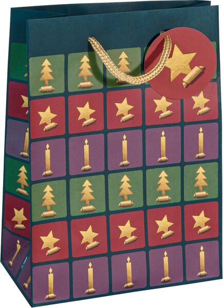 Image sigel Weihnachts-Geschenktüte "Cut-out style", klein