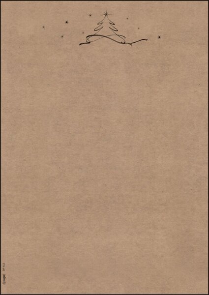 Image sigel Weihnachts-Motiv-Papier "Christmas tree", A4